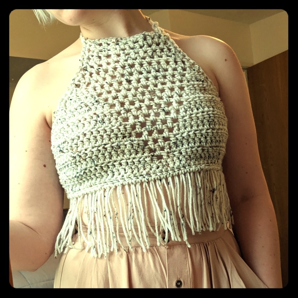 Handmade Halter Style Festival Top